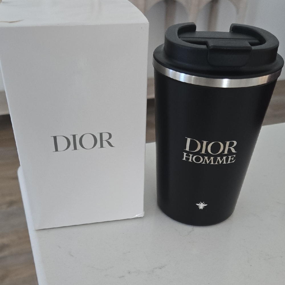 New in box never used DIOR Mug DIOR Homme Travel Stainless steel Mug Tumbler